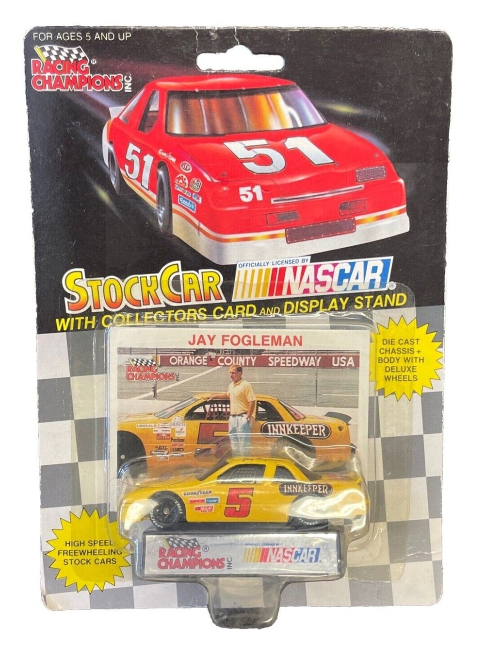 Jay Fogleman #5 Innkeeper Buick Nascar Racing Champions 1/64 Die cast Car